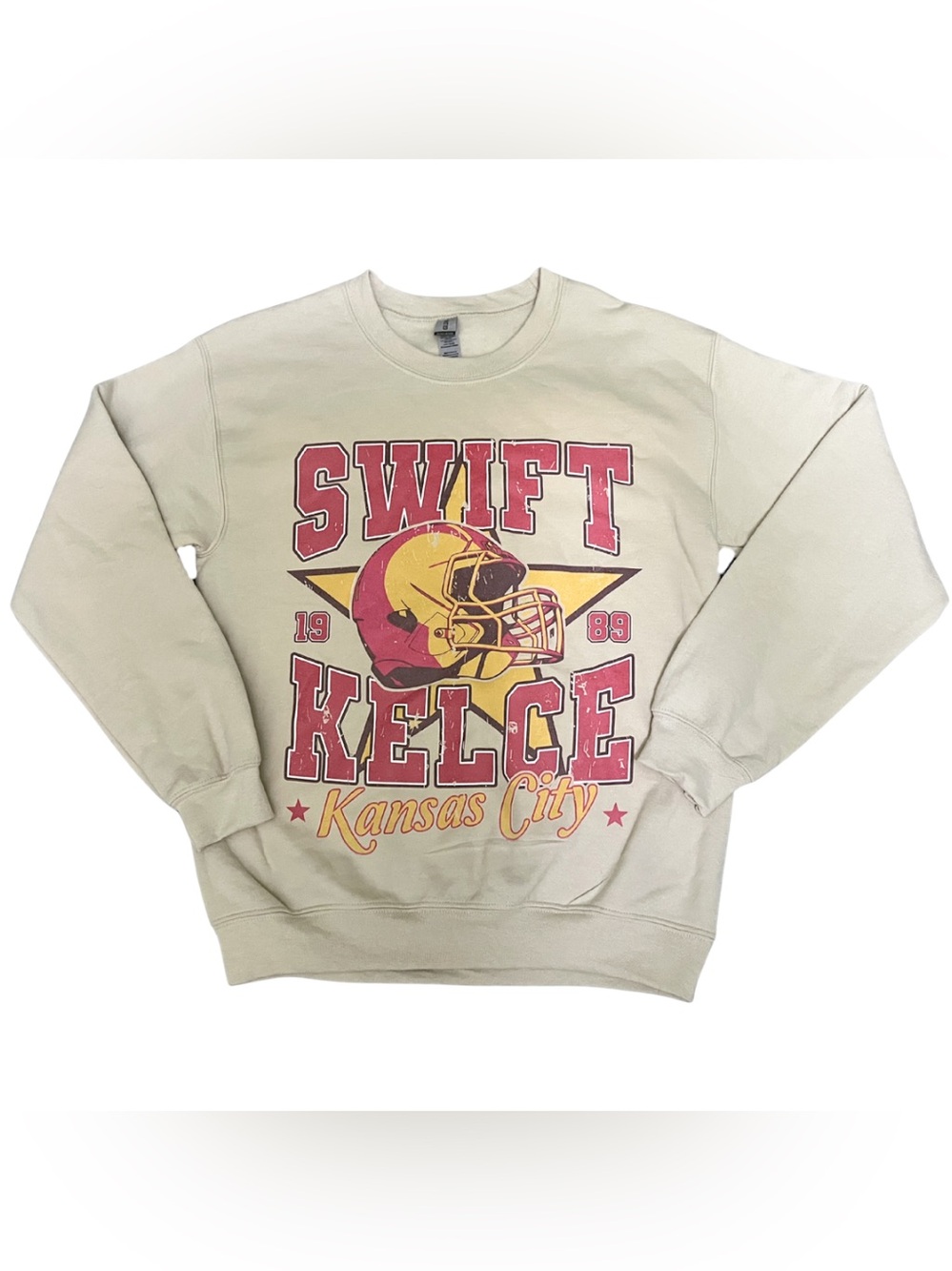 Swift Kelce Kansas City Sweatshirt Unisex S Womens M Oversized Football Graphic